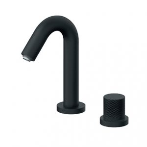 ROSAN S2 BLACK 230401B Baterija podgradna za lavabo jednoručna