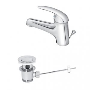 ROSAN KING J301001M BATERIJA ZA LAVABO SA METALNIM ODLIVNIM VENTILOM