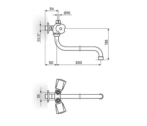 ROSAN KLASIK KERAMIC KK09102 BATERIJA ZA PROTOČNI BOJLER