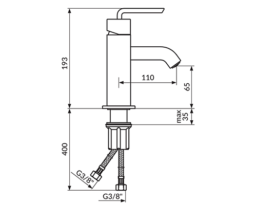 ROSAN ONE JO30101 BATERIJA ZA LAVABO ROSAN ONE JO30101 BATERIJA ZA LAVABO