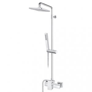 ROSAN QUADRO JQ37251 BATERIJA ZA TUŠ KADU SA USPONSKIM I RUČNIM TUŠEM