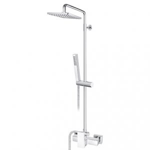 ROSAN QUADRO WHITE JQ37251W BATERIJA ZA TUŠ KADU SA USPONSKIM I RUČNIM TUŠEM