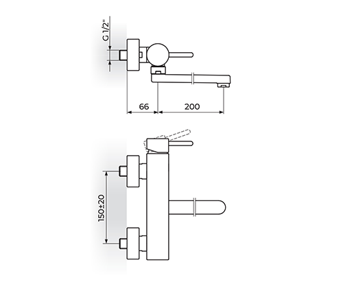ROSAN ZERRO JZ32120 BATERIJA ZA SUDOPERU - LAVABO IZLIV 200 MM ROSAN ZERRO JZ32120 BATERIJA ZA SUDOPERU - LAVABO IZLIV 200 MM