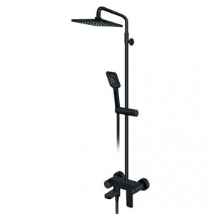ROSAN S2 BLACK 237351B BATERIJA ZA USPONSKI TUŠ SA IZLIVOM