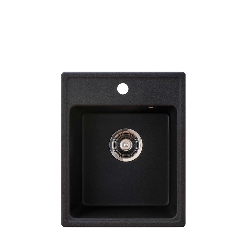 Metalac granitna usadna sudopera xQuadro 40 crna 400x500 Ø90 3304020 (2) Metalac granitna usadna sudopera xQuadro 40 crna 400x500 Ø90 3304020