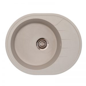 Metalac granitna usadna sudopera xVenera M šampanj 620x500 Ø90 3304042