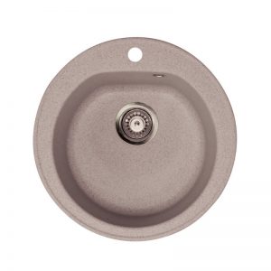 Metalac granitna usadna sudopera xVenera bež E510 ø90 3304003