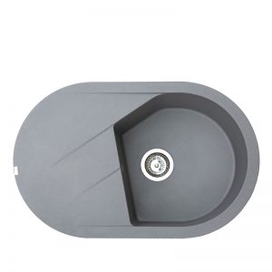 Metalac granitna usadna sudopera xVesta Plus grafit 780x500 ø90 1306005