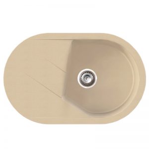 Metalac granitna usadna sudopera xVesta Plus šampanj 780x500 ø90 3304065