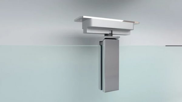 Stakleni paravan CONCEPT ABSOLUT 90x200cm staklo 6mm providno pivot vrata sa fiksnim delom C-02-6220F