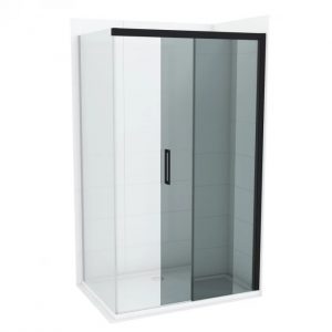 Stakleni paravan CONCEPT ALPHA BLACK 140x200cm 8mm staklo C-02-B9140SC