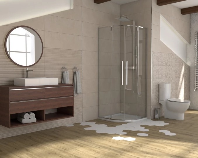 Tuš kabina CONCEPT ABSOLUT R90x200cm staklo 6mm providno sa pivot vratima C-02-6290 (1) Tuš kabina CONCEPT ABSOLUT R90x200cm staklo 6mm providno sa pivot vratima C-02-6290