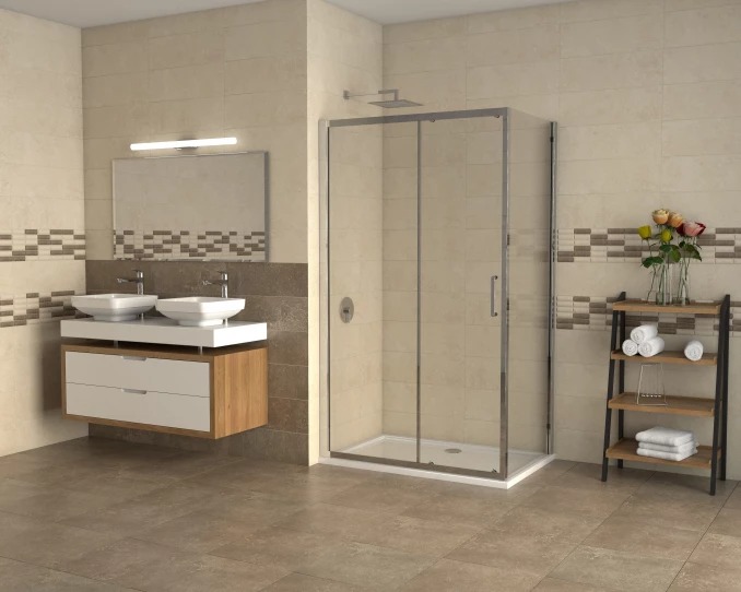 Tuš kabina CONCEPT ATLAS 140x80x195cm staklo 6mm C-02-4140-4080 (1) Tuš kabina CONCEPT ATLAS 140x80x195cm staklo 6mm C-02-4140-4080