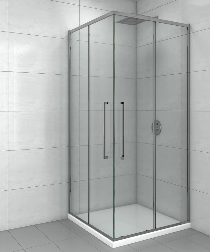 Tuš kabina CONCEPT DEVON200 80x80x200cm staklo 6mm providno sa tankim ramom C-02-2285 (3)